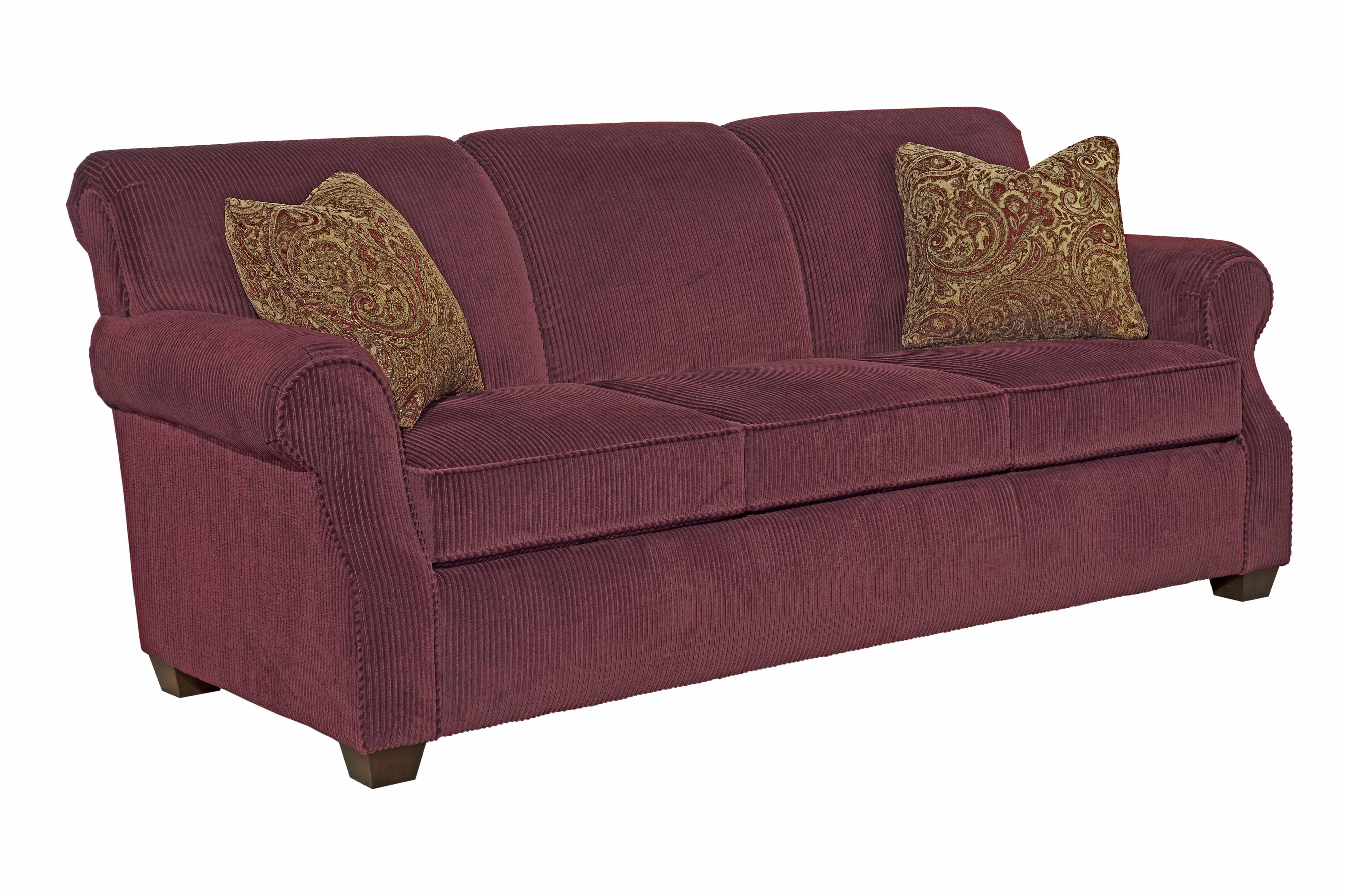 Kincaid Furniture Lynchburg 221853055 Sofa with Rolled Back and Tapered
